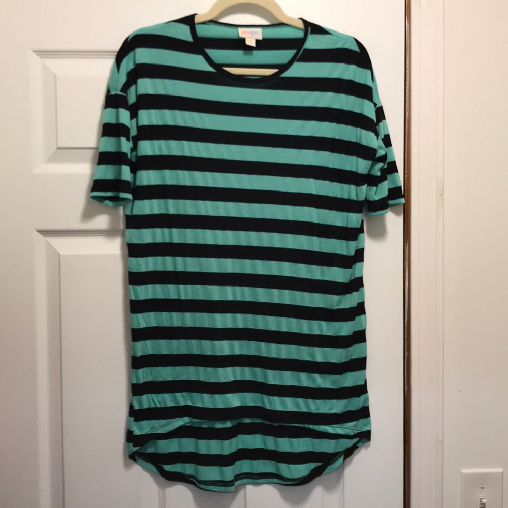 Lularoe Irma in black and green